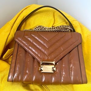 Rarely used- Gold cross body chain